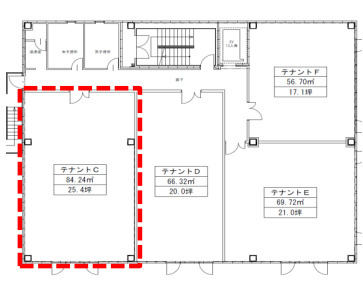 守山市勝部１丁目の店舗事務所の間取り