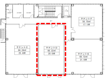 守山市勝部１丁目の店舗事務所の間取り