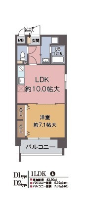 リーゾ エ パーネの間取り