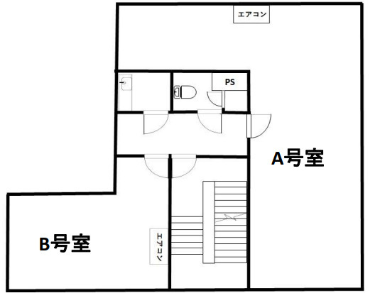 大津市大江３丁目の店舗事務所の間取り
