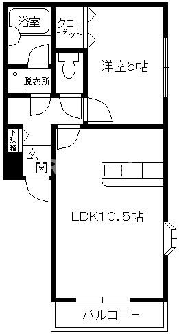 シェ・ラ・ポレールの間取り