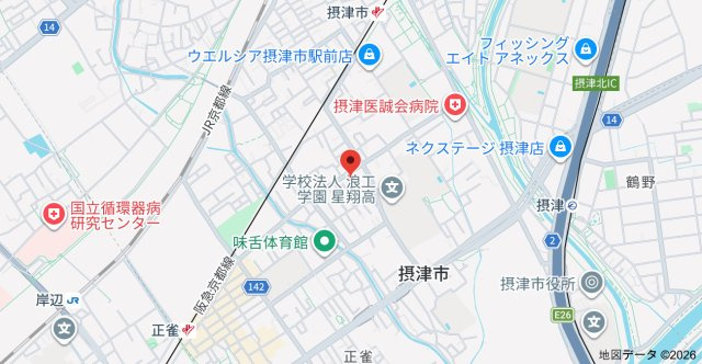 フジパレス東正雀の地図