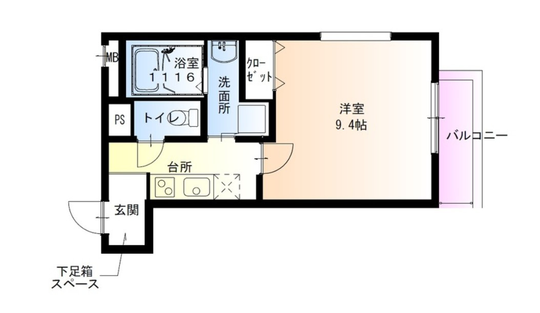 フジパレス東正雀の間取り