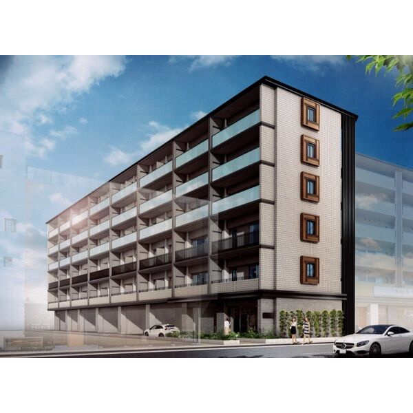 クレアドーレ京都二条の外観パース