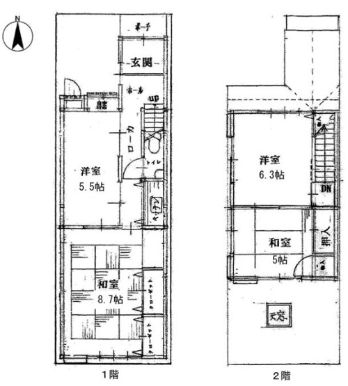 【間取り】 | K21764-紫竹