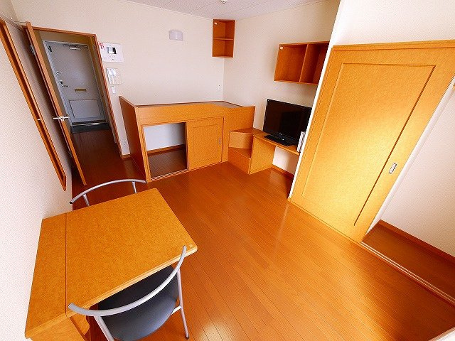 レオパレスＴａｋｕｙａⅠの居間・リビング|おしゃれな居間です