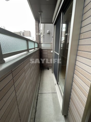 リバーサイド大今里のバルコニー