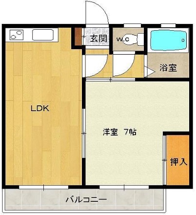 【間取り】 | コーポグリーン
