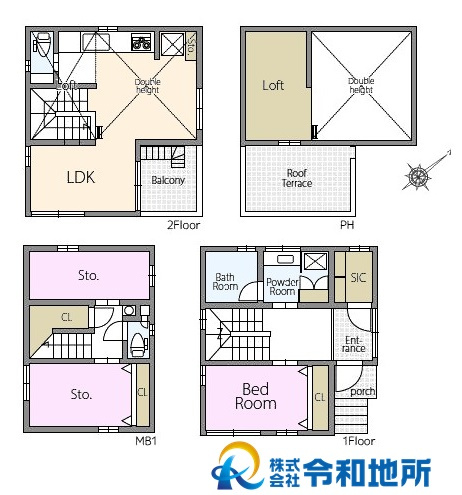 未入居戸建　藤沢市鵠沼桜が岡3丁目の間取り
