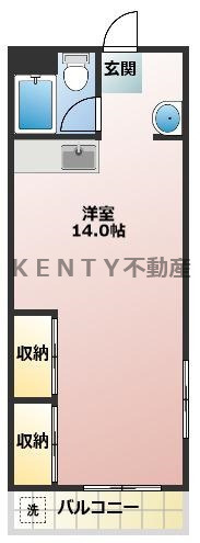 【間取り】 | コーポ大谷