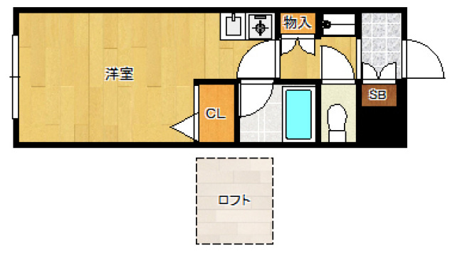 【間取り】 | 高宮TWO-12 | 現況優先。