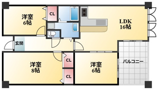 【間取り】 | サンライズ緑丘