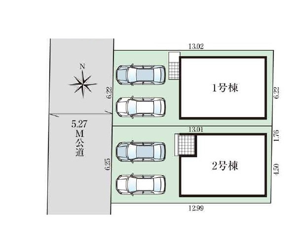 月々７万円台～　新築戸建　川越市月吉町2期の外観|2号棟　外観　完成しました！