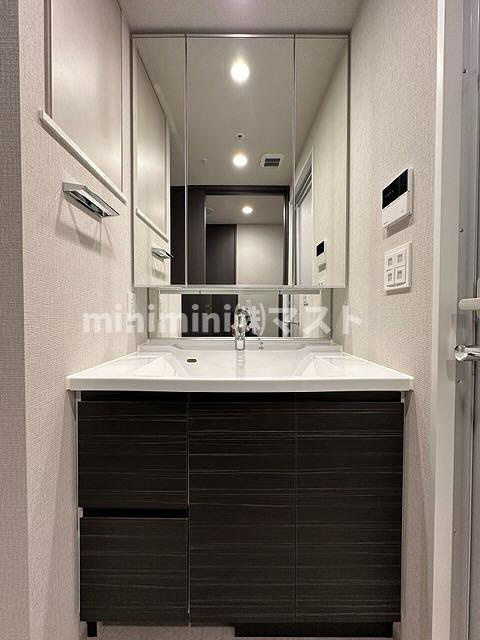 ブランズタワー大阪本町の洗面所