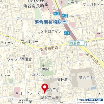 【地図】 | ルーブル新宿西落合