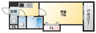 【間取り】 | CITY SPIRE布施
