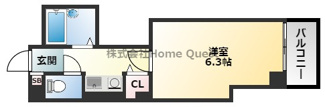 【間取り】 | ビラ菱屋西