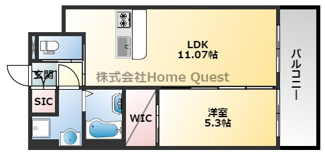【間取り】 | プレジオ八戸ノ里