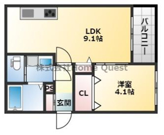 【間取り】 | ヴィエント中小阪