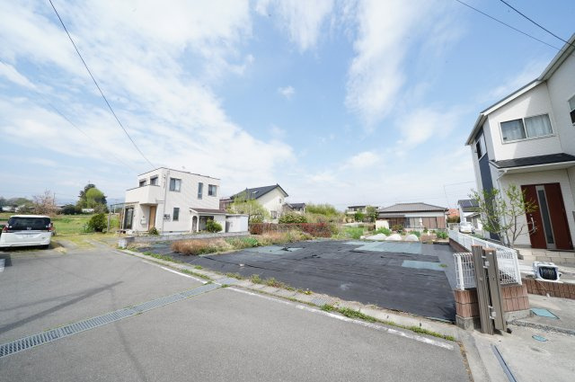 吉岡町南下売地の外観|対象地南東側から撮影