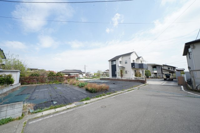 吉岡町南下売地の外観|対象地南西側から撮影