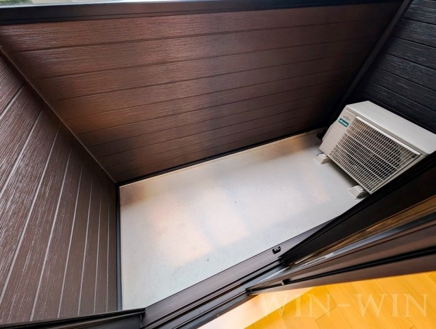 ガーデンコート ウエタのバルコニー