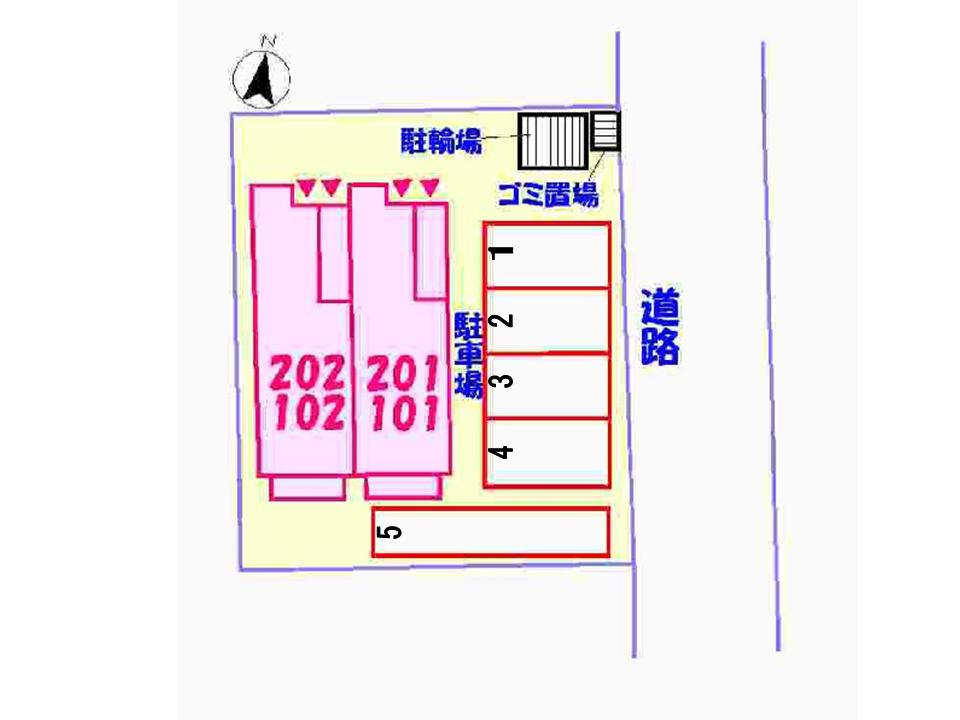 レイクサイド土浦の区画図