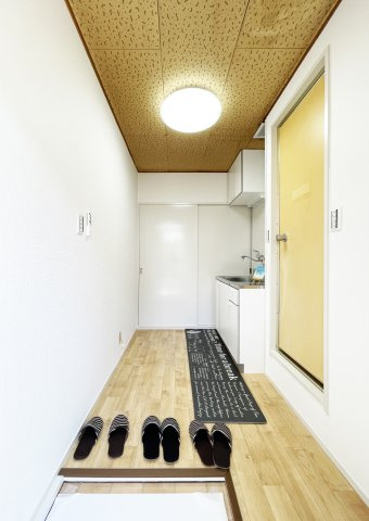 キャッスルハイツのエントランス