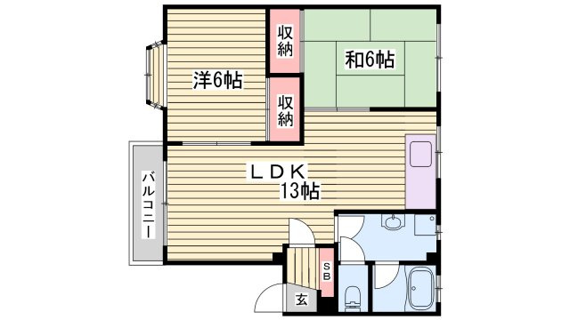グリーンハイツ大谷の間取り