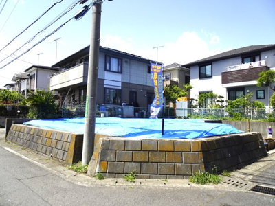 【外観】 | 土地　京王相模原線　横浜線　相模線　橋本駅　条件無し | ゆとりの土地44坪　東南角地　南4.6m東4.7m 2890万円　お好きなメーカー　建築設計　フリープランで建物を建てられます。

