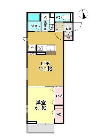 セジュール緑町の間取り