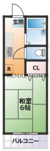 【間取り】 | びんごハイツⅡ