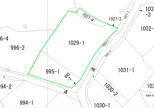 【土地図】 | 敷地ひろびろ136坪！　建築条件なし！