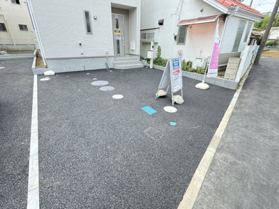 【駐車場】 | 我孫子市中峠新築戸建（中峠第16） | 1号棟駐車スペース・並列２台駐車可