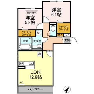 【間取り】 | ルノンＫ