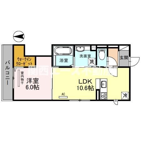 【間取り】 | サンフィールド久宝寺