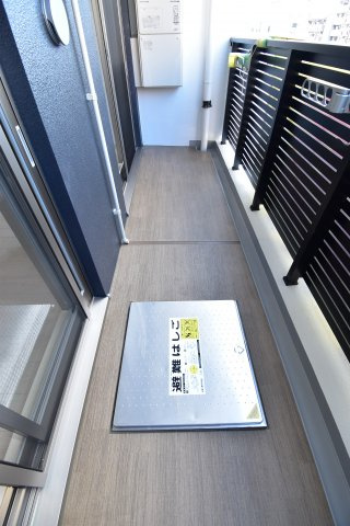 エステムコート難波Ⅵエントのバルコニー