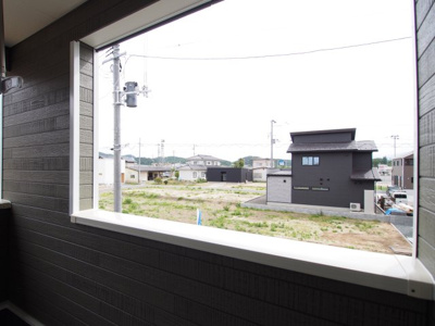 【展望】 | Cradle garden　伊達市箱崎　第２　２号棟 | 外を眺めると気分転換になりますね♪
