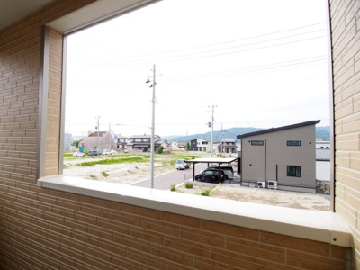 【展望】 | Cradle garden　伊達市箱崎　第２　３号棟 | たまには外を眺めてリフレッシュしてもいいかもしれませんね♪
