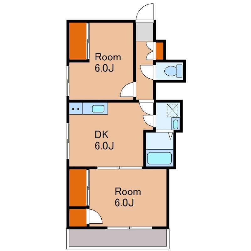 道灌ハイツの間取り