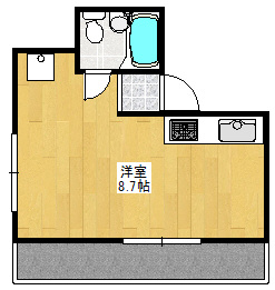 【間取り】 | 小栗原ハイツ | 角部屋2面採光