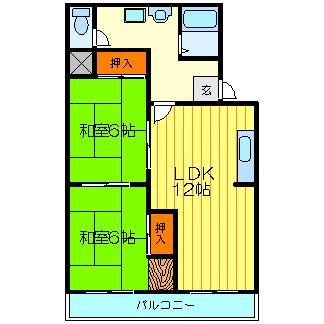 【間取り】 | 第二八幸マンション