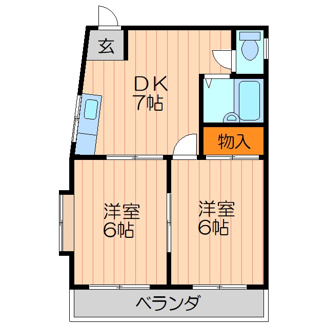 【間取り】 | 沖町ジュンハイツ