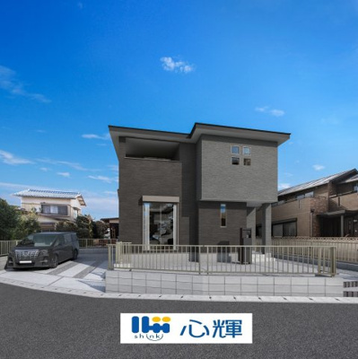 【外観パース】 | サンコート下関市稗田町（３号地）♪仲介手数料無料物件♪ | 完成予想図です。