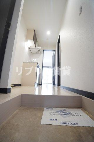 プライムコート浜野の玄関