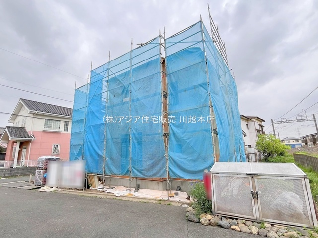 月々９万円台～　新築戸建　川越市今成12期の外観|外観　上棟