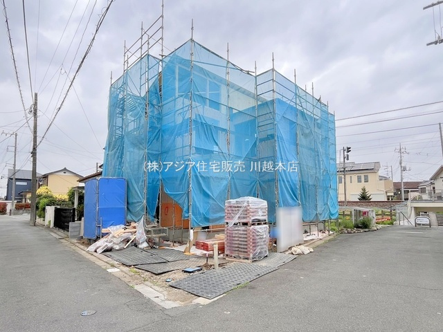 月々９万円台～　新築戸建　川越市今成12期の前面道路含む現地写真