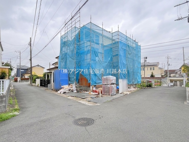 月々９万円台～　新築戸建　川越市今成12期の前面道路含む現地写真