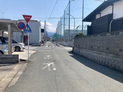 【前面道路含む現地写真】 | 山形市泉町建売住宅 | 前面道路