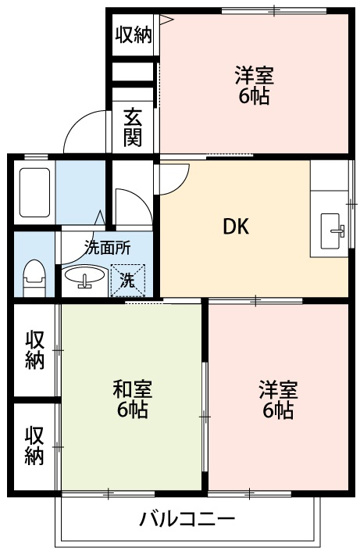 【間取り】 | パークアベニュー小塚